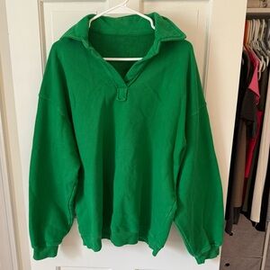 Daily Drills Green Pullover